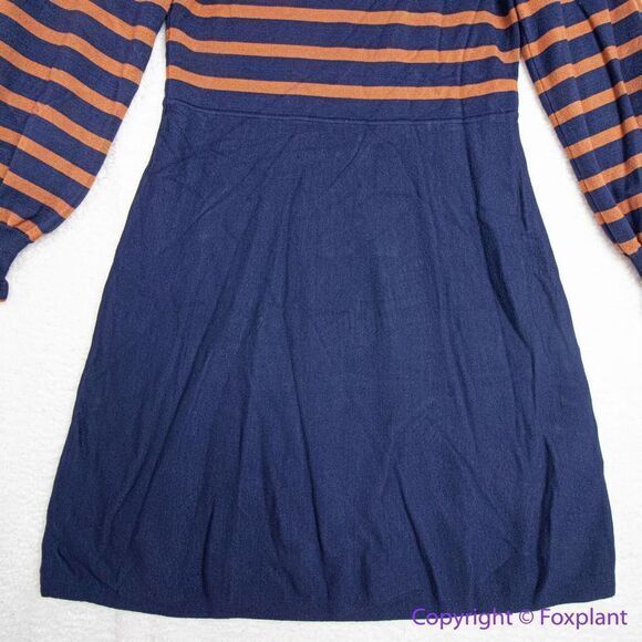 Eliza J Women's Stripped High Neck Knit Dress, L - Picture 5 of 16